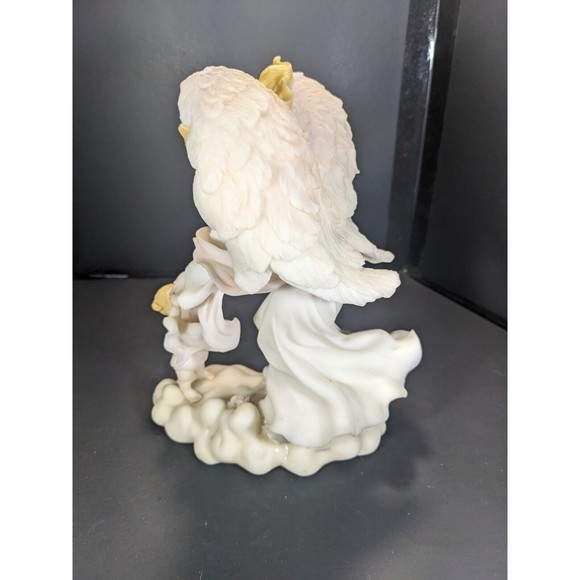 Vtg 2002 Roman Inc. Seraphim Classics Angel #84892 First Steps Angel with Girl - Picture 6 of 10